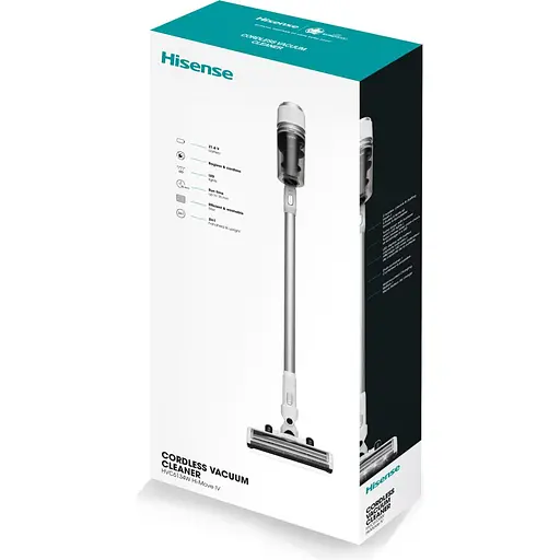 Пылесос аккумуляторный Hisense HVC6134W (VC3919-GS) - фото 12