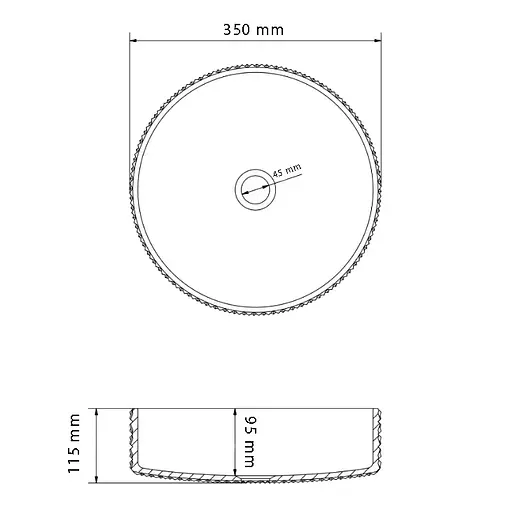 Умивальник VBI Sepino transparent накладний VBI-016300, Прозорий - фото 4
