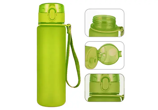 Бутылка для воды EasyFit AquaFlow 600 мл зеленая (EF-7003-GN) - фото 2