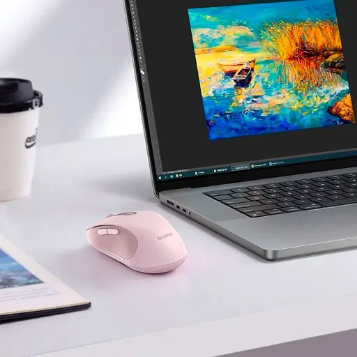 Мышь Baseus F02 Ergonomic Pink (B01055505411-01) [129415] - фото 10