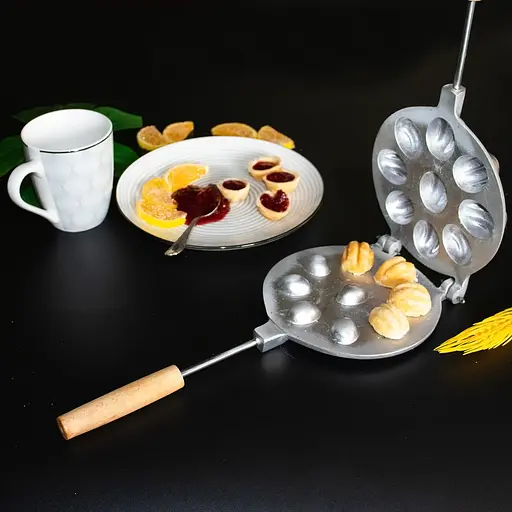 Форма для випічки великих горішків зі згущеним молоком (9 половинок великих горіхів), Ласунка 81679 - фото 8