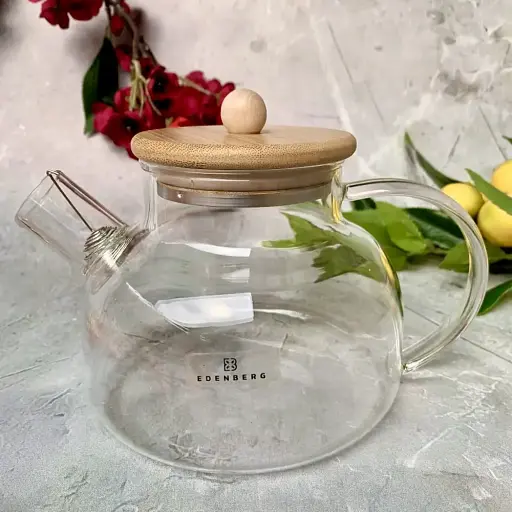 Заварювальний чайник із бамбуковою кришкою Edenberg EB-19030 1,7 л - фото 3
