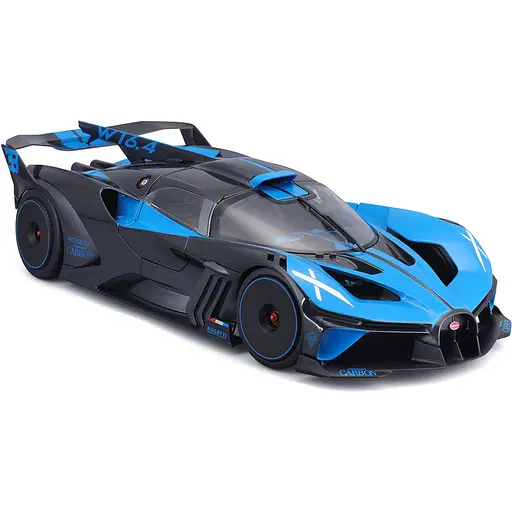 Автомодель Bburago Bugatti Bolide 1:18 черно-синяя (18-11047) - фото 5