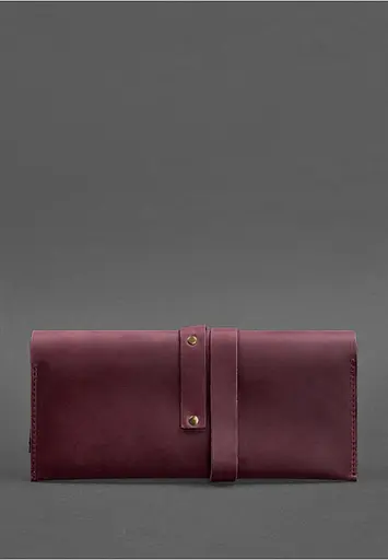 Кожаный тревел-кейс Voyager 1.0 бордовый Crazy Horse - фото 4