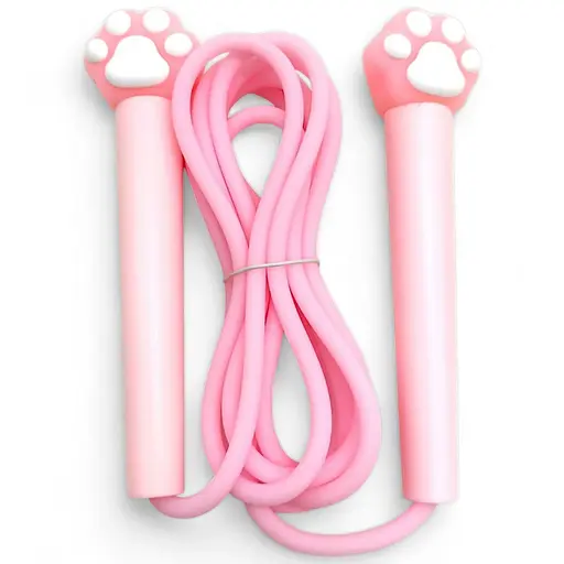 Скакалка силиконовая "Лапка" 2525ЛК 2,8 м (6952631925259) - фото 1