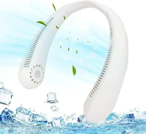 Портативный шейный вентилятор Bladeless Neck Cooler T36 с 3 скоростями и функцией hands-free - фото 4