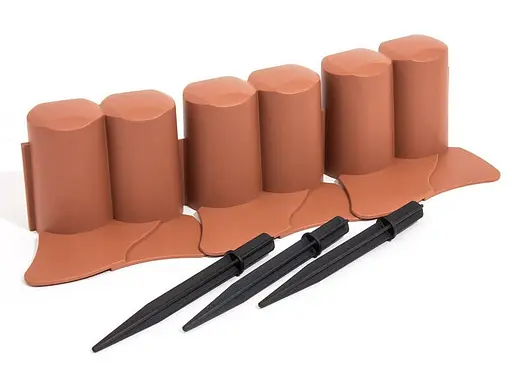 Палісад садовий Prosperplast Palisada теракотовий 3.02 м - фото 3