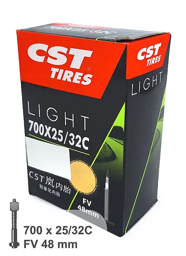 Камера велосипедна CST Light 28 (700x25/32C) FV 48 мм (G00013421) - фото 2