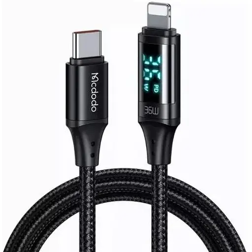 Кабель Mcdodo Digital HD Type-C to Lightning 36W Data Cable 1,2 м CA-1030 Черный