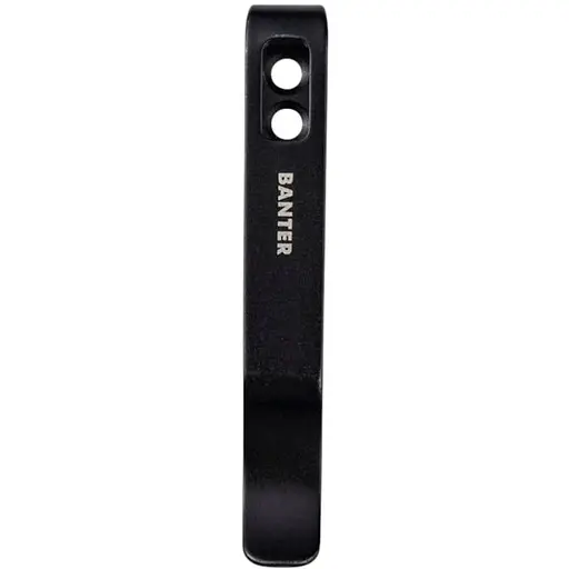 Кліпса кишенькова сталева чорна для Civivi Baby Banter без гвинтів CA-07A - фото 4