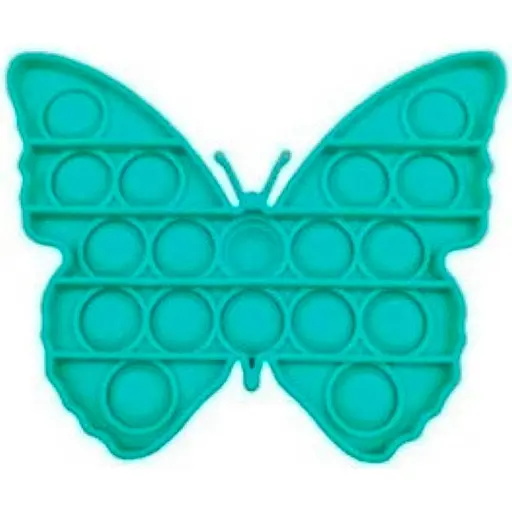 Сенсорна іграшка Pop it антистрес метелик бірюзовий - фото 1