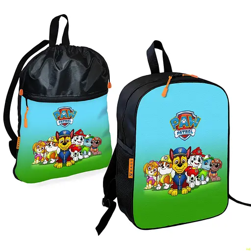 Школьный рюкзак детский Щенячий патруль + Сумка для обуви спортивной формы рюкзак-мешок мальчику (01901)