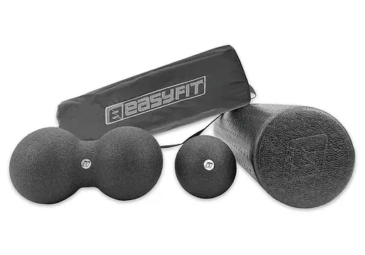 Набор для массажа EasyFit MioSet-XL (2 мячика+ролик) (2005-XL) - фото 2