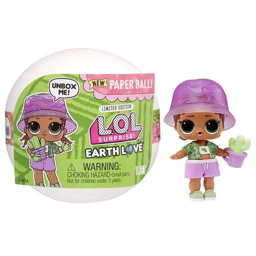 Игровой набор с куклой День Земли L.O.L. Surprise! 579557 экологический бумажный шарик