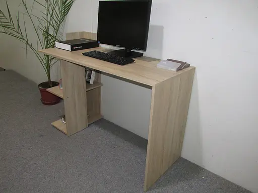 Cтол компьютерный с 2 ​​полками М-ЗОН Джеко 1200/12 Нимфея Альба (MZN-031019) - фото 8