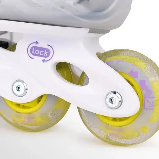 Ролики Cosmo ID Candy Flash 32-36 White (1012-CIS-CF-WH-32-36) - фото 6