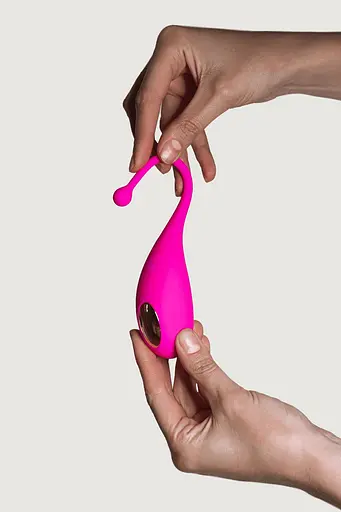 Виброяйцо Adrien Lastic Palpitation 18 см розовый - фото 5