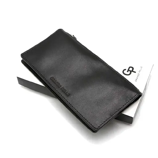 Кошелек клатч мужской кожаный Grande Pelle 10х20х2.5 см sum0028466 - фото 4