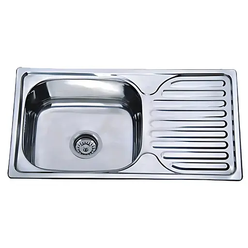 Кухонна мийка Zerix Z7642-08-180E satin ZX1602, Нержавіюча сталь - фото 1