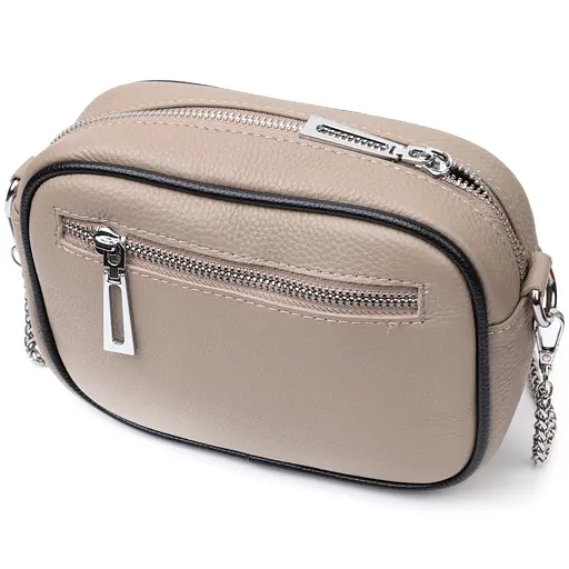 Женская вечерняя сумка Vintage на цепочке из натуральной кожи 20х13х7 см sum0029000 - фото 2