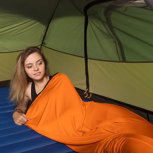 Подкладка для спального мешка Naturehike NH17N002-D полиэстер (Оранжевый) - фото 5