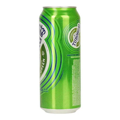 Пиво Tuborg Green, світле, 4,6%, з/б, 0,5 л (256738) - фото 2