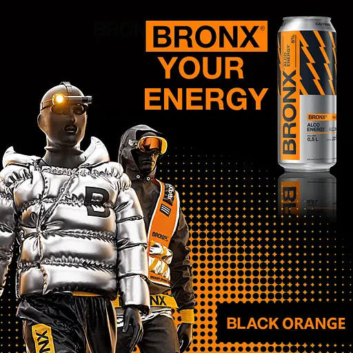Напій слабоалкогольний енергетичний Bronx Black Orange 8% 0.5 л з/б - фото 4