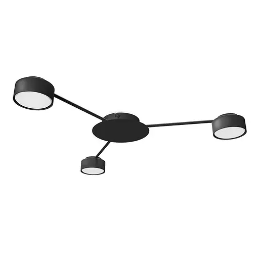 Люстра Ledcoin ML471-3 под лампу черный - фото 1