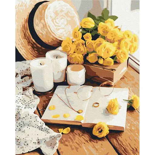 Картина по номерам Цветочная книга Brushme 40x50 см разноцветная 000277237