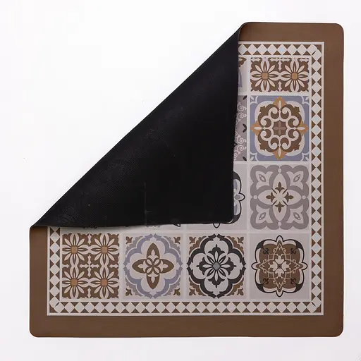 Захисний килимок на пральну машину з діатоміту GeoFlora 58×58 (см) килимок для ванної кімнати Yiwu HP-42-5 - фото 3