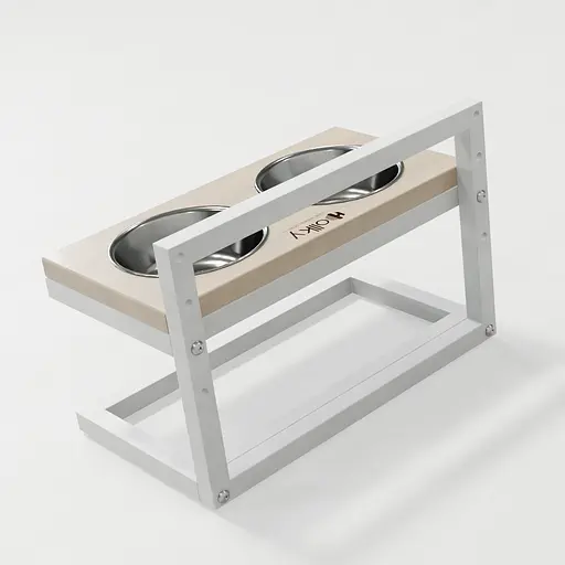 Hollky Flex S — миски на регульованій підставці для маленьких собак (2 × 0.450 л) - фото 7