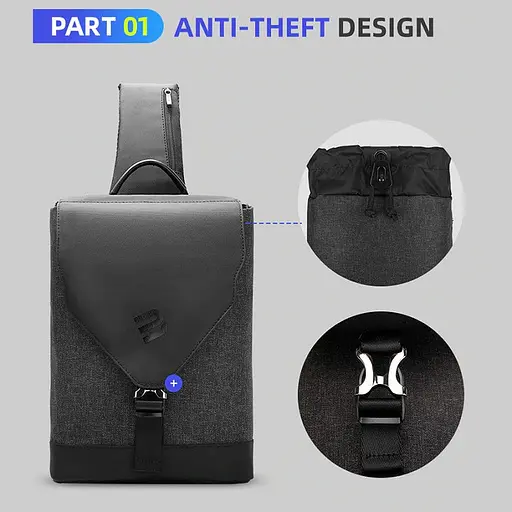 Сумка через плече Mark Ryden 7229 4.6л для планшета до 9.7' Black (17591) - фото 5