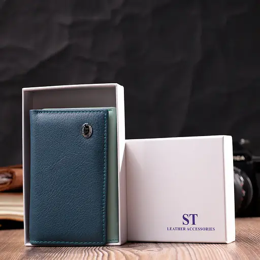 Кожаный женский кошелек ST Leather 12.2х8х2 см acs0028371 - фото 8