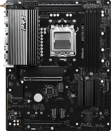 Материнська плата ASRock B850 PRO-A WIFI Socket AM5 - фото 2
