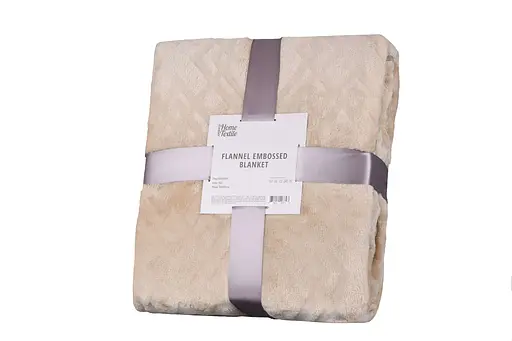 Плед Ardesto Embossed 200х220 см бежевый (ART0302EB) - фото 1