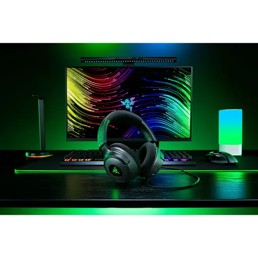 Гарнитура игровая Razer Kraken V4 7.1 USB-A 1.8 м RGB черная - фото 3