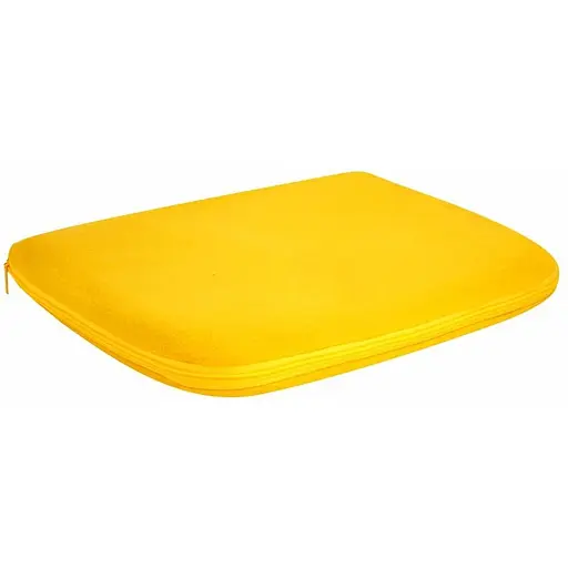 Плед-подушка флісова Bergamo Mild 180х150 см, жовта (202312pl-05) - фото 1