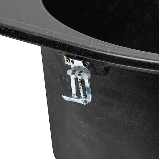 Кухонна мийка Lidz 780x500/200 BLM-14 (LIDZBLM14780500200), Чорний - фото 6