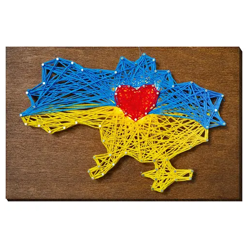 Набір стрінг-арт Мій дім ABC-028 дерев'яна основа