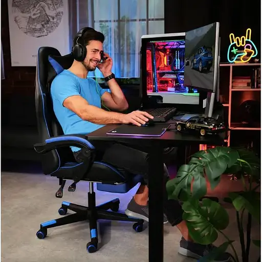 Геймерское кресло Di Volio Ragazo синий - фото 2