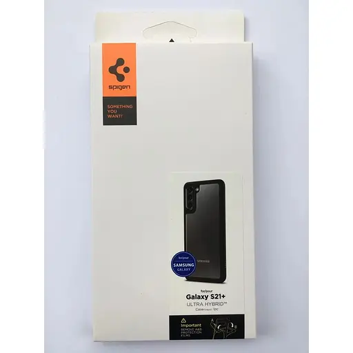 Оригинальный чехол Spigen Ultra Hybrid для Samsung Galaxy S21 Plus (6.7") Matte Black (ACS02388) - фото 6