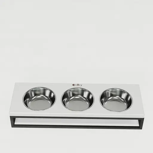 Hollky Base Bar — три миски на підставці (3 × 0,45 л) - фото 2