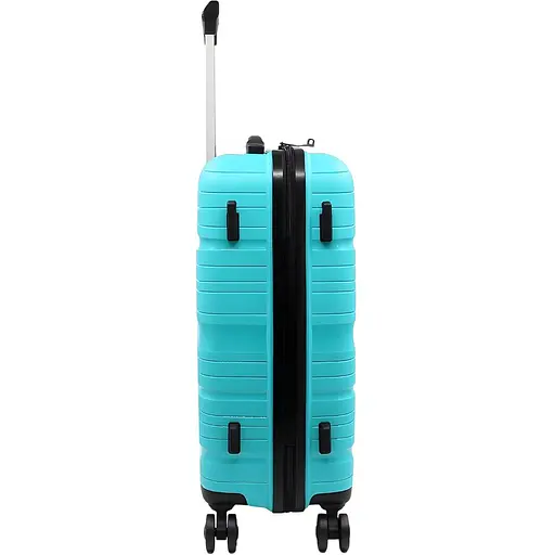 Набір валіз 4в1 ABS-пластик із кодовим замком і телескопічною ручкою бірюзовий (P002) - фото 3