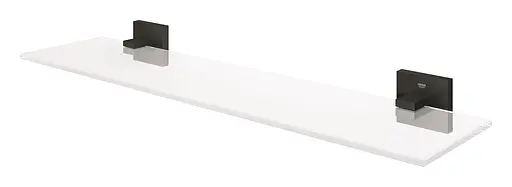 Полиця скляна Grohe QuickFix Start Cube 530 мм 411092430, Чорний матовий - фото 3