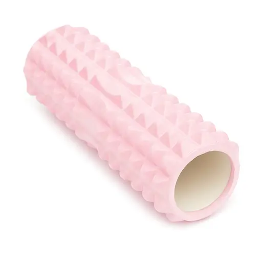 Массажный ролик Cornix EVA 33 x 14 см (валик, роллер) XR-0326 Light Pink - фото 3