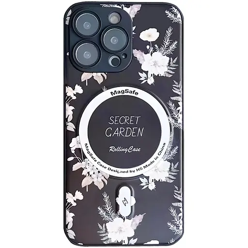 Чехол Epik TPU+PC Secret Garden with MagSafe для Apple iPhone 12 Pro 6.1 Черный