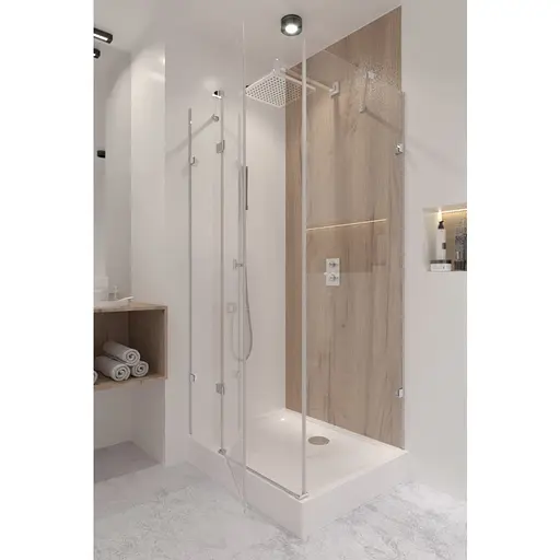 Душевая кабина Qtap Capricorn CRM1018RC6 Clear, прозрачный, хром - фото 8