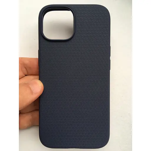 Чохол для iPhone 15 Spigen Liquid Air Navy Blue ACS06791 протиударний - фото 13