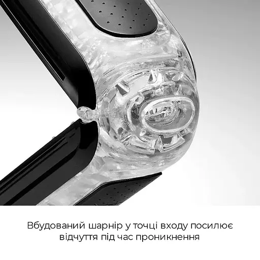Мастурбатор Tenga Flip Zero Black, изменяемая интенсивность стимуляции, раскладной - фото 5