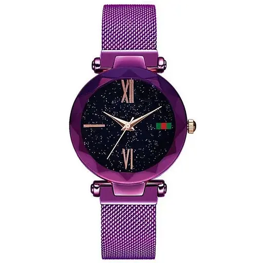 Женские часы Starry Sky Watch на магнитной застежке Фиолетовый